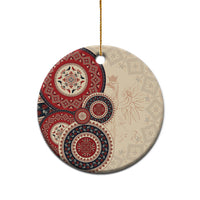 Polish Circle Pattern Ceramic Ornament Polska Traditional Pattern