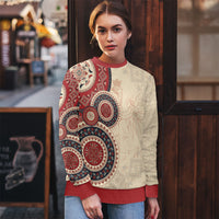Polish Circle Pattern Ugly Christmas Sweater Polska Traditional Pattern