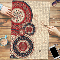 Polish Circle Pattern Puzzle Polska Traditional Pattern
