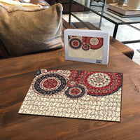 Polish Circle Pattern Puzzle Polska Traditional Pattern