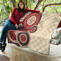 Polish Circle Pattern Quilt Polska Traditional Pattern