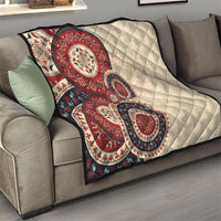 Polish Circle Pattern Quilt Polska Traditional Pattern