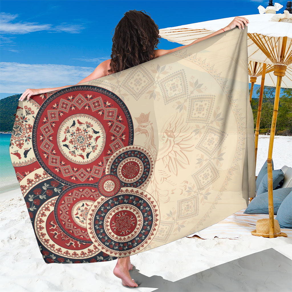 Polish Circle Pattern Sarong Polska Traditional Pattern