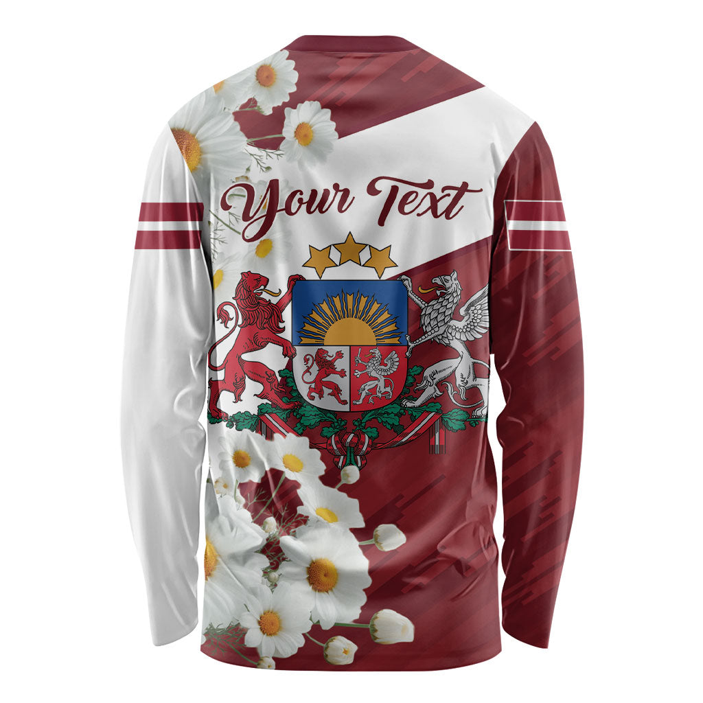 Personalized Latvijas Republika Long Sleeve Shirt Happy Independence Day