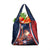 France Christmas Grocery Bag Joyeux Noel Santa Claus Eiffel Tower