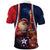 Personalised France Christmas Polo Shirt Joyeux Noel Santa Claus Eiffel Tower - Wonder Print Shop