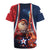 Personalised France Christmas Rugby Jersey Joyeux Noel Santa Claus Eiffel Tower