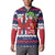 Norway Christmas Button Sweatshirt God Jul! Coquette Bow - Wonder Print Shop