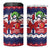 Norway Christmas 4 in 1 Can Cooler Tumbler God Jul! Coquette Bow - Wonder Print Shop