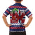 Norway Christmas Family Matching Long Sleeve Bodycon Dress and Hawaiian Shirt God Jul! Coquette Bow - Wonder Print Shop