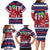 Norway Christmas Family Matching Long Sleeve Bodycon Dress and Hawaiian Shirt God Jul! Coquette Bow - Wonder Print Shop