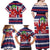 Norway Christmas Family Matching Off Shoulder Maxi Dress and Hawaiian Shirt God Jul! Coquette Bow - Wonder Print Shop