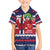 Norway Christmas Family Matching Short Sleeve Bodycon Dress and Hawaiian Shirt God Jul! Coquette Bow - Wonder Print Shop