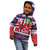 Norway Christmas Kid Hoodie God Jul! Coquette Bow - Wonder Print Shop