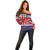 Norway Christmas Off Shoulder Sweater God Jul! Coquette Bow - Wonder Print Shop