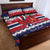 Norway Christmas Quilt Bed Set God Jul! Coquette Bow - Wonder Print Shop