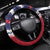 Norway Christmas Steering Wheel Cover God Jul! Coquette Bow - Wonder Print Shop