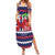 Norway Christmas Summer Maxi Dress God Jul! Coquette Bow - Wonder Print Shop