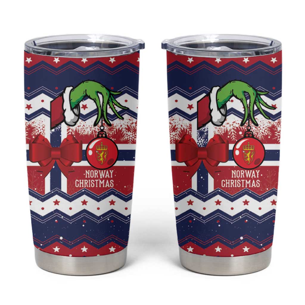 Norway Christmas Tumbler Cup God Jul! Coquette Bow - Wonder Print Shop