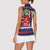 Norway Christmas Women Sleeveless Polo Shirt God Jul! Coquette Bow - Wonder Print Shop