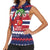 Norway Christmas Women Sleeveless Polo Shirt God Jul! Coquette Bow - Wonder Print Shop