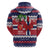 Norway Christmas Zip Hoodie God Jul! Coquette Bow - Wonder Print Shop