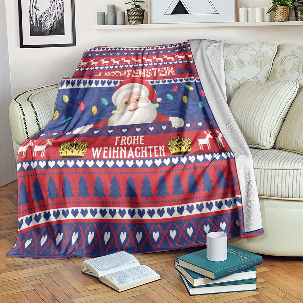 Liechtenstein Christmas Blanket Frohe Weihnachten Der Weihnachtsmann