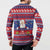 Liechtenstein Christmas Button Sweatshirt Frohe Weihnachten Der Weihnachtsmann - Wonder Print Shop