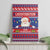 Liechtenstein Christmas Canvas Wall Art Frohe Weihnachten Der Weihnachtsmann - Wonder Print Shop