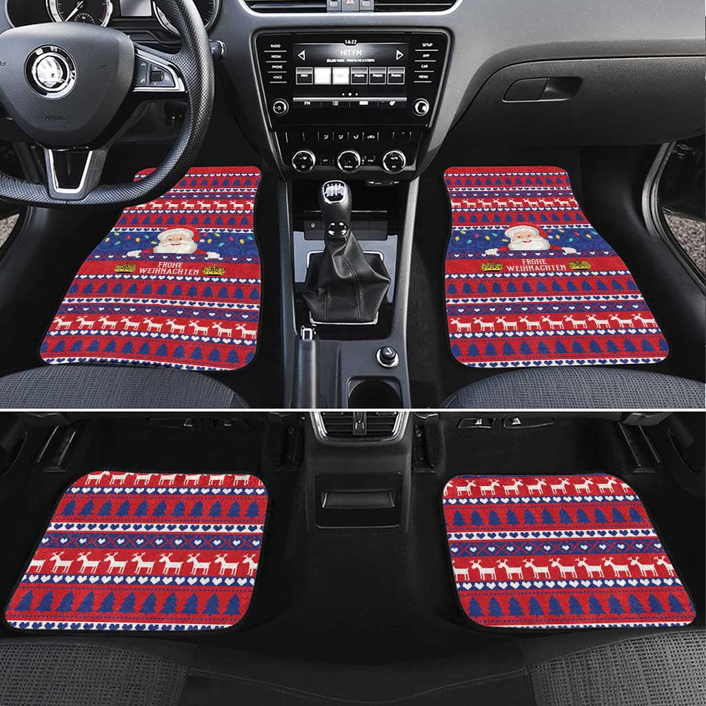 Liechtenstein Christmas Car Mats Frohe Weihnachten Der Weihnachtsmann - Wonder Print Shop