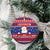 Liechtenstein Christmas Ceramic Ornament Frohe Weihnachten Der Weihnachtsmann - Wonder Print Shop