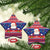 Liechtenstein Christmas Ceramic Ornament Frohe Weihnachten Der Weihnachtsmann - Wonder Print Shop