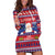 Liechtenstein Christmas Hoodie Dress Frohe Weihnachten Der Weihnachtsmann - Wonder Print Shop