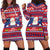 Liechtenstein Christmas Hoodie Dress Frohe Weihnachten Der Weihnachtsmann - Wonder Print Shop