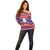 Liechtenstein Christmas Off Shoulder Sweater Frohe Weihnachten Der Weihnachtsmann - Wonder Print Shop