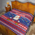 Liechtenstein Christmas Quilt Frohe Weihnachten Der Weihnachtsmann - Wonder Print Shop