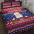 Liechtenstein Christmas Quilt Bed Set Frohe Weihnachten Der Weihnachtsmann - Wonder Print Shop