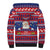 Liechtenstein Christmas Sherpa Hoodie Frohe Weihnachten Der Weihnachtsmann - Wonder Print Shop