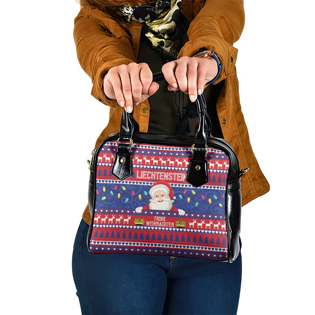 Liechtenstein Christmas Shoulder Handbag Frohe Weihnachten Der Weihnachtsmann