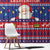 Liechtenstein Christmas Window Curtain Frohe Weihnachten Der Weihnachtsmann - Wonder Print Shop