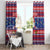 Liechtenstein Christmas Window Curtain Frohe Weihnachten Der Weihnachtsmann - Wonder Print Shop