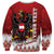 Personalized Austria Christmas Eagle Sweatshirt Frohe Weihnachten - Wonder Print Shop