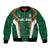 Custom Saudi Arabia Cricket Bomber Jacket TeamSaudi Go Champions - Wonder Print Shop