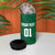 Custom Saudi Arabia Cricket 4 in 1 Can Cooler Tumbler TeamSaudi Go Champions - Wonder Print Shop