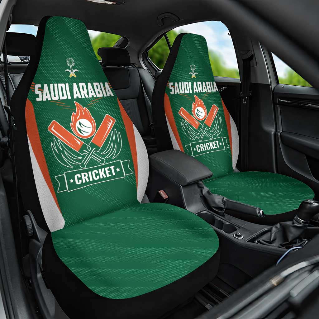 Saudi Arabia Cricket Car Seat Cover TeamSaudi Go Champions - Wonder Print Shop