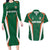 Custom Saudi Arabia Cricket Couples Matching Long Sleeve Bodycon Dress and Hawaiian Shirt TeamSaudi Go Champions - Wonder Print Shop