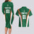 Custom Saudi Arabia Cricket Couples Matching Long Sleeve Bodycon Dress and Hawaiian Shirt TeamSaudi Go Champions - Wonder Print Shop