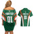 Custom Saudi Arabia Cricket Couples Matching Off Shoulder Short Dress and Hawaiian Shirt TeamSaudi Go Champions - Wonder Print Shop