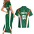 Custom Saudi Arabia Cricket Couples Matching Short Sleeve Bodycon Dress and Hawaiian Shirt TeamSaudi Go Champions - Wonder Print Shop