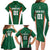 Custom Saudi Arabia Cricket Family Matching Long Sleeve Bodycon Dress and Hawaiian Shirt TeamSaudi Go Champions - Wonder Print Shop